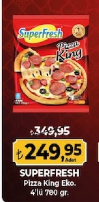 Superfresh Pizza King Eko. 4'Lü 780 Gr.