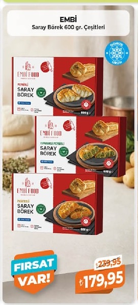 Embi Saray Börek 600 Gr. Çeşitleri