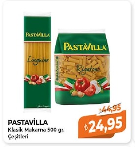 Pastavilla Klasik Makarna 500 Gr Çeşitleri