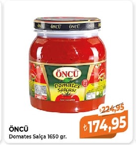 Öncü Domates Salça 1650 Gr.