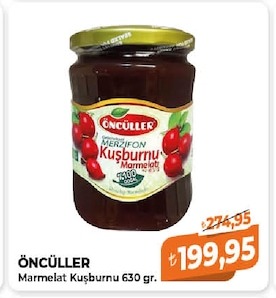 Öncüller Marmelat Kuşburnu 630 Gr.