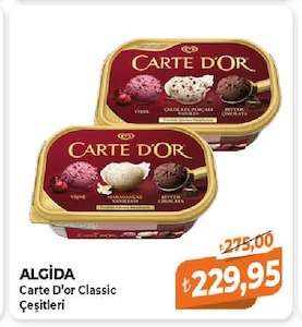 Algida Carte D'Or Classic Çeşitleri
