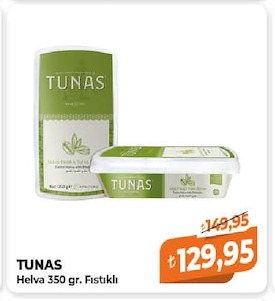 Tunas Helva 350 Gr. Fıstıklı