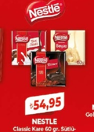 Nestle Classic Kare 60 Gr. Sütlü