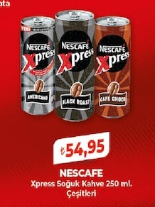 Nescafe Xpress Soğuk Kahve 250 Ml. Çeşitleri