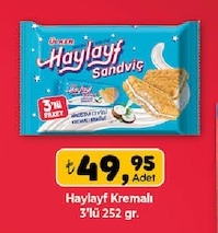 Ülker Haylayf Kremalı 3'Lü 252 Gr