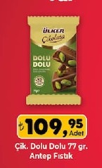 Ülker Çikolata Dolu Dolu 77 Gr. Antep Fıstık