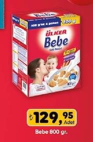 Ülker Bebe Bisküvi 800 Gr.