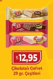 Eti Çikolatalı Gofret Çeşitleri 29 Gr.