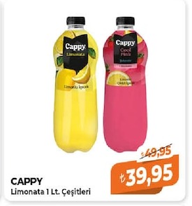 Cappy Limonata 1 Lt. Çeşitleri