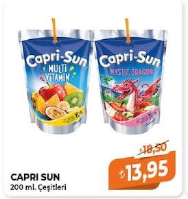 Capri Sun 200 Ml. Çeşitleri