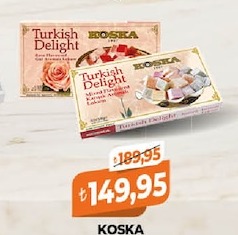 Koska Turkish Delight Mixed Flavored Küp Lokum