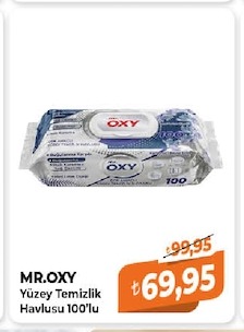Mr.Oxy Yüzey Temizlik Havlusu 100'Lü