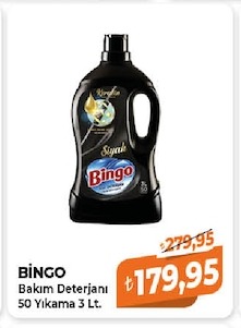 Bingo Siyah Bakım Deterjanı 50 Yıkama 3 L