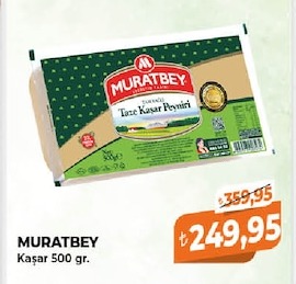 Muratbey Kaşar 500 Gr.