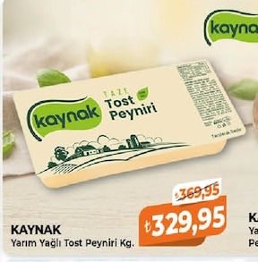 Kaynak Yarim Yagli Tost Peyniri Kg.