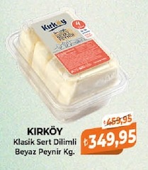 Kirkoy Klasik Sert Dilimli Beyaz Peynir Kg.