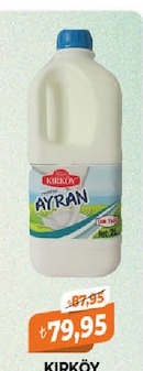 Kirkoy Ayran Tam Yagli 2L