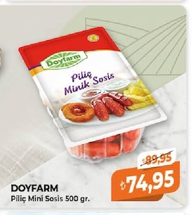 Doyfarm Piliç Mini Sosis 500 Gr.