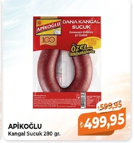 Apikoğlu Kangal Sucuk 280 Gr.