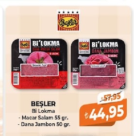 Beşler Bi Lokma Macar Salam 55 Gr