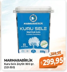 Marmarabirlik Kuru Sele Zeytin 800 Gr.