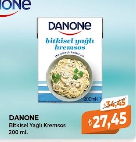 Danone Bitkisel Yağlı Krem 200 Ml.