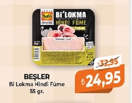 Beşler Bi Lokma Hindi Füme 55 Gr.