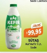 Sütaş Kaf Kefir Sade 1 Lt.
