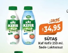 Sütaş Kaf Kefir 250 Ml Sade Laktozsuz