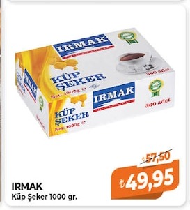 Irmak Küp Şeker 1000 Gr.