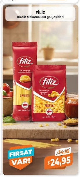 Filiz Makarna 500 Gr. Cesitleri