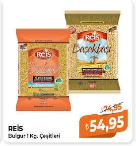 Reis Bulgur 1 Kg. Çeşitleri