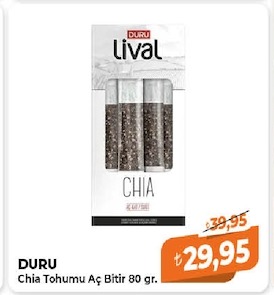 Duru Chia Tohumu Aç Bitir 80 Gr.