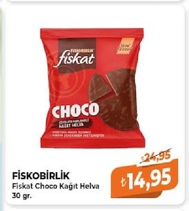 Fiskobirlik Fiskat Choco Kağıt Helva 30 Gr.