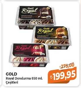 Gold Royal Dondurma 850 Ml. Çeşitleri