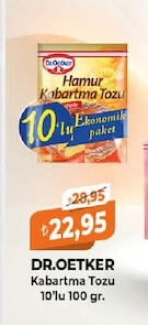 Dr. Oetker Hamur Kabartma Tozu 10'Lu 100 Gr.