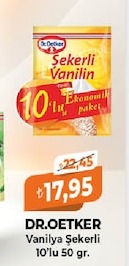 Dr. Oetker Vanilya Şekerli 10'Lu 50 Gr.