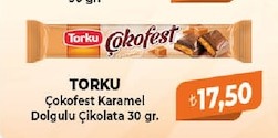 Torku Çokofest Karamel Dolgulu Çikolata 30 Gr.
