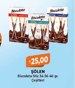 Şölen Bıscolata Stıx 34-36-40 Gr Çeşitleri