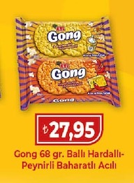 Gong 68 Gr. Ballı Hardallı-Peynirli Baharatlı Acılı