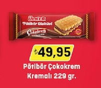 Ülker Pötibör Çokokrem Kremalı 229G
