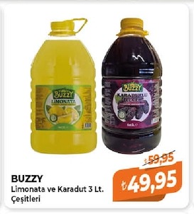 Buzzy Limonata Ve Karadut 3 Lt. Çeşitleri