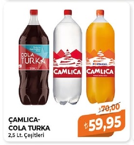 Çamlıca-Cola Turka 2,5 Lt. Çeşitleri