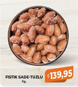 Fistik Sade-Tuzlu Kg.