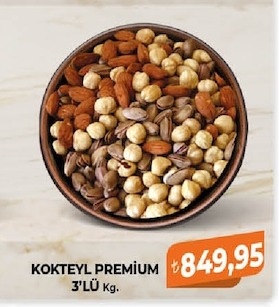 Kokteyl Premium 3'Lü Kg.