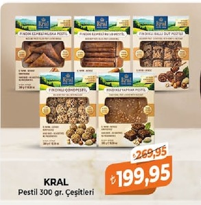 Kral Pestil 300 Gr Çeşitleri