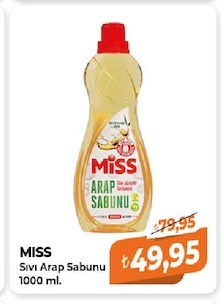 Miss Sıvı Arap Sabunu 1000 Ml.