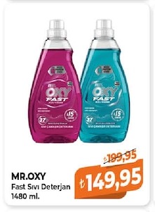 Mr.Oxy Fast Sıvı Deterjan 1480 Ml.