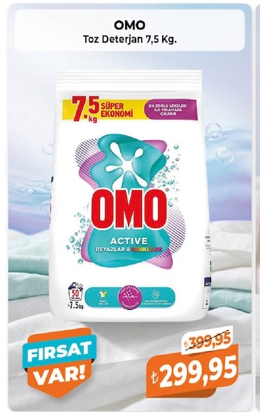 Omo Toz Deterjan 7,5 Kg